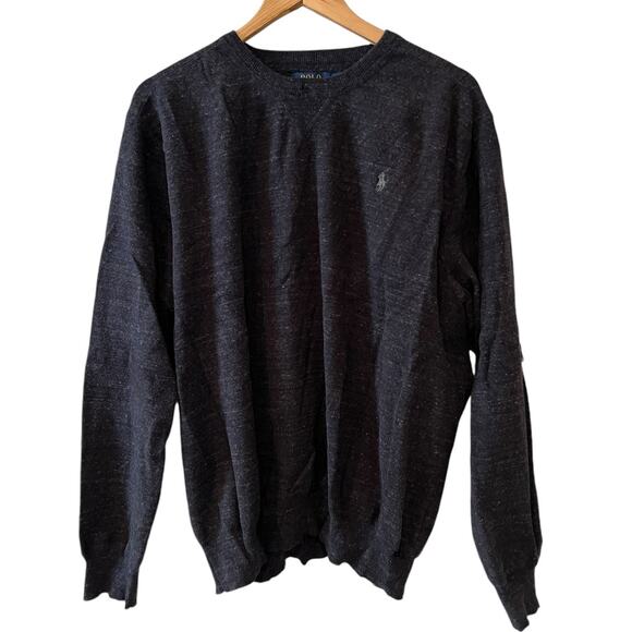 Ralph Lauren Polo Cotton Midweight Crewneck Top Gray XXL - Picture 1 of 5